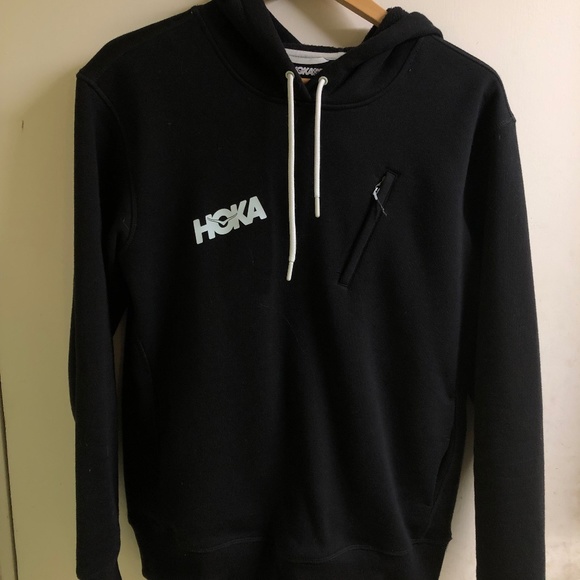 HOKA Hoodie Black Men’s Large - Picture 1 of 3